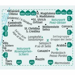 Wanderkarten Und Winterkarten|Wanderkarten Und Winterkarten*KOMPASS WANDERKARTE 616 GRÖDEN / VAL GARDENA, SELLA, CANAZEI