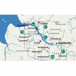 Wanderkarten Und Winterkarten|Wanderkarten Und Winterkarten*KOMPASS WANDERKARTE 726 HAMBURG, ALTES LAND 1:50.000