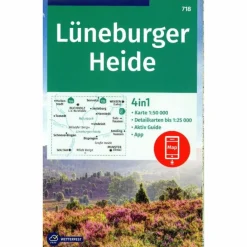 Wanderkarten Und Winterkarten|Wanderkarten Und Winterkarten*KOMPASS WANDERKARTE 718 LÜNEBURGER HEIDE 1:50.000