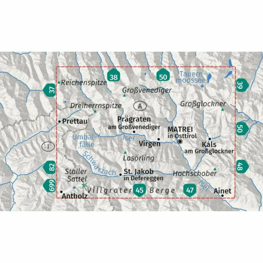 Wanderkarten Und Winterkarten|Wanderkarten Und Winterkarten*KOMPASS WANDERKARTE 46 MATREI IN OSTTIROL, KALS