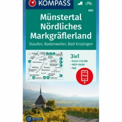 Wanderkarten Und Winterkarten|Wanderkarten Und Winterkarten*KOMPASS WANDERKARTE 890 MÜNSTERTAL, NÖRDL. MARKGRÄFLERLAND