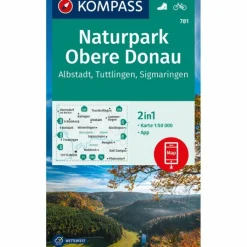 Wanderkarten Und Winterkarten|Wanderkarten Und Winterkarten*KOMPASS WANDERKARTE 781 NATURPARK OBERE DONAU - ALBSTADT
