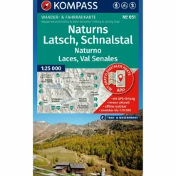 Wanderkarten Und Winterkarten|Wanderkarten Und Winterkarten*KOMPASS WANDERKARTE 051 NATURNS, LATSCH, SCHNALSTAL