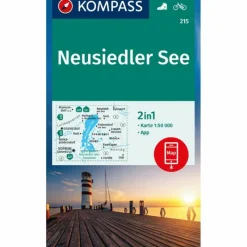 Wanderkarten Und Winterkarten|Wanderkarten Und Winterkarten*KOMPASS WANDERKARTE 215 NEUSIEDLER SEE 1:50.000