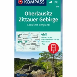 Wanderkarten Und Winterkarten|Wanderkarten Und Winterkarten*KOMPASS WANDERKARTE 811 OBERLAUSITZ, ZITTAUER GEBIRGE