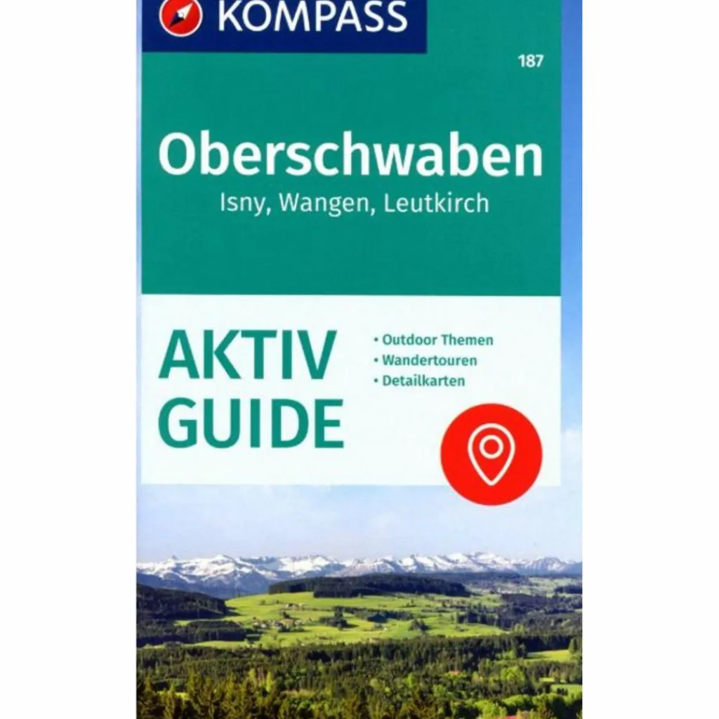 Wanderkarten Und Winterkarten|Wanderkarten Und Winterkarten*KOMPASS WANDERKARTE 187 OBERSCHWABEN, ISNY, WANGEN