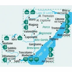 KOMPASS WANDERKARTE 689 PARCO ALTO GARDA, BRESCIANO^ Wanderkarten Und Winterkarten|Wanderkarten Und Winterkarten