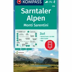 Wanderkarten Und Winterkarten|Wanderkarten Und Winterkarten*KOMPASS WANDERKARTE 056 SARNTAL, MONTI SARENTINI 1:25T
