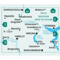 Wanderkarten Und Winterkarten|Wanderkarten Und Winterkarten*KOMPASS WANDERKARTE 97 VARALLO, VERBANIA, LAGO D'ORTA
