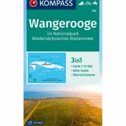 Wanderkarten Und Winterkarten|Wanderkarten Und Winterkarten*KOMPASS WANDERKARTE 733 WANGEROOGE