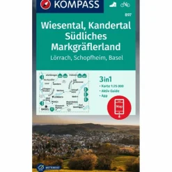 Wanderkarten Und Winterkarten|Wanderkarten Und Winterkarten*KOMPASS WANDERKARTE 897 WIESENTAL, KANDERTAL