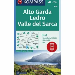 KOMPASS WANDERKARTE ALTO GARDA, LEDRO, VALLE DEL SARCA^ Wanderkarten Und Winterkarten|Wanderkarten Und Winterkarten
