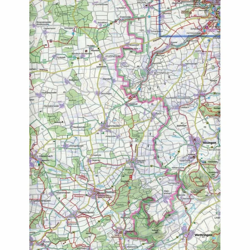 KOMPASS WANDERKARTE HOHENLOHE, ELLWANGER BERGE, CRAILSHEIM^ Wanderkarten Und Winterkarten|Wanderkarten Und Winterkarten