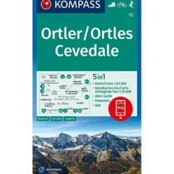 Wanderkarten Und Winterkarten|Wanderkarten Und Winterkarten*KOMPASS WANDERKARTE ORTLER/ORTLES, CEVEDALE 1:50 000