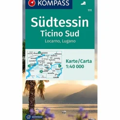 KOMPASS WANDERKARTE SÜDTESSIN - LUGANO^ Wanderkarten Und Winterkarten|Wanderkarten Und Winterkarten