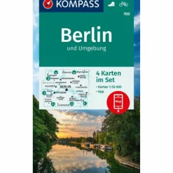 KOMPASS WANDERKARTEN-SET 700 BERLIN UND UMGEBUNG (4 KARTEN)^ Wanderkarten Und Winterkarten|Wanderkarten Und Winterkarten