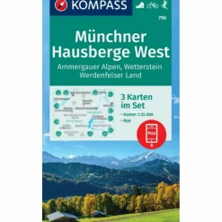 Wanderkarten Und Winterkarten|Wanderkarten Und Winterkarten*KOMPASS WANDERKARTEN-SET 796 MÜNCHNER HAUSBERGE WEST