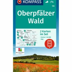 KOMPASS WANDERKARTEN-SET 186 OBERPFÄLZER WALD (2 KARTEN)^ Wanderkarten Und Winterkarten|Wanderkarten Und Winterkarten