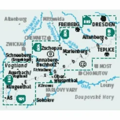 Wanderkarten Und Winterkarten|Wanderkarten Und Winterkarten*KOMPASS WANDERKARTEN-SET 866 ERZGEBIRGE (2 KARTEN) 1:50.000