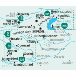 Wanderkarten Und Winterkarten|Wanderkarten Und Winterkarten*KOMPASS WANDERKARTEN-SET 227 BURGENLAND (2 KARTEN) 1:50.000