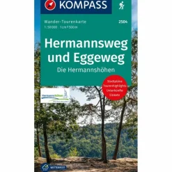 KOMPASS WANDER-TOURENKARTE HERMANNSWEG UND EGGEWEG^ Wanderkarten Und Winterkarten|Wanderkarten Und Winterkarten