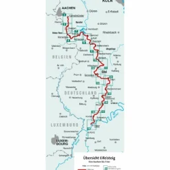 KOMPASS WANDER-TOURENKARTE EIFELSTEIG 1:50.000^ Wanderkarten Und Winterkarten|Wanderkarten Und Winterkarten