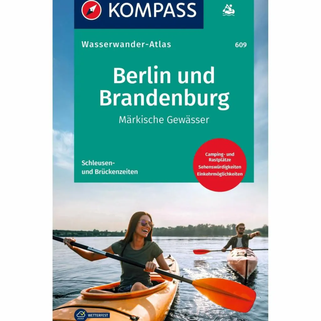 Wassersportführer Und Paddeltechnik*KOMPASS WASSERWANDERATLAS BERLIN UND BRANDENBURG - Gewässerführer