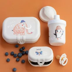 KOZIOL Campingtöpfe Und Campinggeschirr*LUNCH BOX SET + WATER BOTTLE 200ML VERY VERY TO GO SET OF 3 - Essensbox