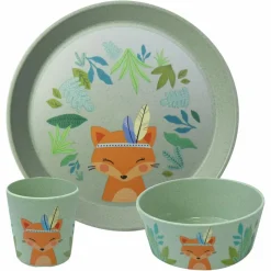 KOZIOL SMALL PLATE + BOWL + CUP CONNECT HARRY SET OF 3 - Geschirrset^ Campingtöpfe Und Campinggeschirr