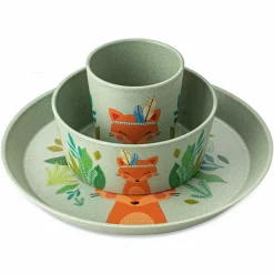 KOZIOL SMALL PLATE + BOWL + CUP CONNECT HARRY SET OF 3 - Geschirrset^ Campingtöpfe Und Campinggeschirr