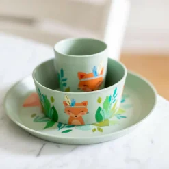 KOZIOL SMALL PLATE + BOWL + CUP CONNECT HARRY SET OF 3 - Geschirrset^ Campingtöpfe Und Campinggeschirr