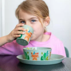 KOZIOL SMALL PLATE + BOWL + CUP CONNECT HARRY SET OF 3 - Geschirrset^ Campingtöpfe Und Campinggeschirr