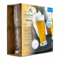 KOZIOL Campingtöpfe Und Campinggeschirr*SUPERGLAS WEIZENGLAS 300ML CLUB NO. 10 SET OF 2 - Campinggeschirr