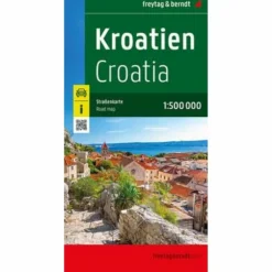 KROATIEN, STRAßENKARTE 1:500.000, FREYTAG & BERNDT - Straßenkarte^ Straßenkarten|Straßenkarten
