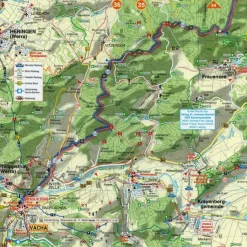 Fahrradkarten|Wanderkarten Und Winterkarten*ÖKUMENISCHER PILGERWEG GÖRLITZ-VACHA - Wanderkarte