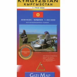 Straßenkarten|Straßenkarten*KYRGYZTAN GEOGRAPHICAL MAP 1 : 750 000 - Straßenkarte