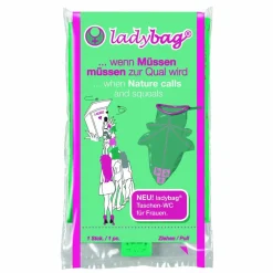 Ladybag TASCHEN WC FÜR FRAUEN - Campingtoilette^ Hygiene Und Körperpflege
