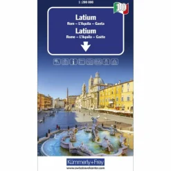 LATIUM-ROM NR. 10 REGIONALKARTE ITALIEN 1:200 000 - Straßenkarte^ Straßenkarten|Straßenkarten