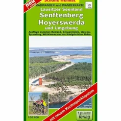 LAUSITZER SEENLAND, SENFTENBERG, HOYERSWERDA - Wanderkarte^ Fahrradkarten|Wanderkarten Und Winterkarten