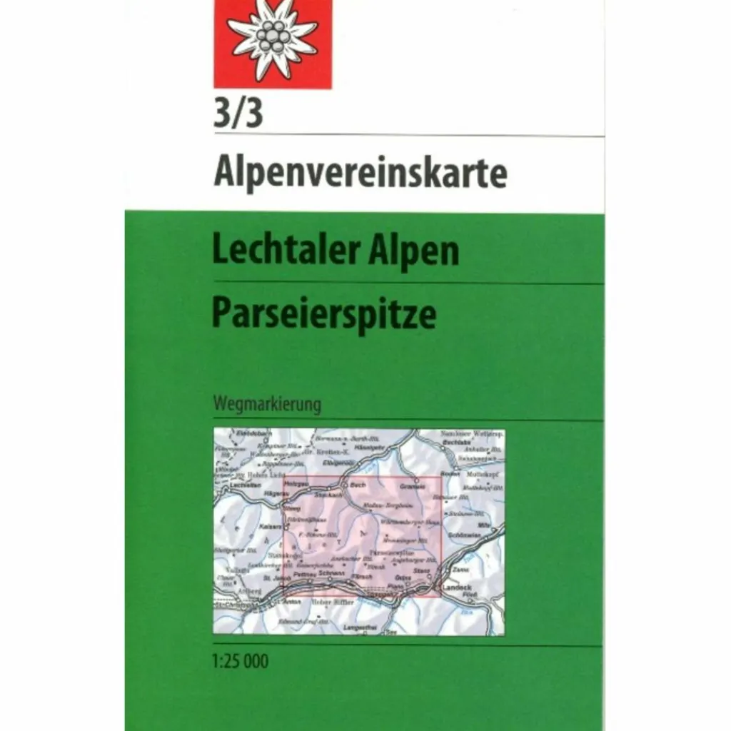 Wanderkarten Und Winterkarten|Wanderkarten Und Winterkarten*LECHTALER ALPEN - PARSEIERSPITZE 1:25 000