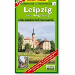 LEIPZIG UND UMGEBUNG 1 : 50 000 WANDERKA - Wanderkarte^ Fahrradkarten|Wanderkarten Und Winterkarten