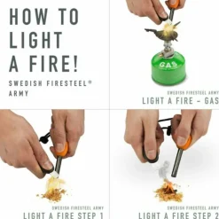 Light My Fire Feuerzeuge Und Feuerstahl|Feuerzeuge Und Feuerstahl*SWEDISH FIRESTEEL ARMY 2IN1 - Feuerstarter