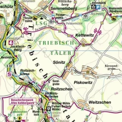 Wanderkarten Und Winterkarten|Wanderkarten Und Winterkarten*LINKSELBISCHE TÄLER - Wanderkarte