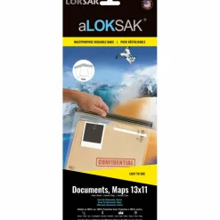 Loksak Wasserdicht Verpackt|Kartentaschen*A DOCUMENTS 13X11, (33.7X26.7CM)2 STÜCK, REISEUNTERLAG - Wertsachenaufbewahrung