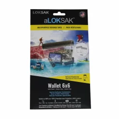 Loksak A 6X6 WALLET (15.9X13.3 CM) 2 STÜCK, BRIEFTASCHE - Wertsachenaufbewahrung^ Smartphone-Zubehör Und Elektronik-Zubehör|Wasserdicht Verpackt