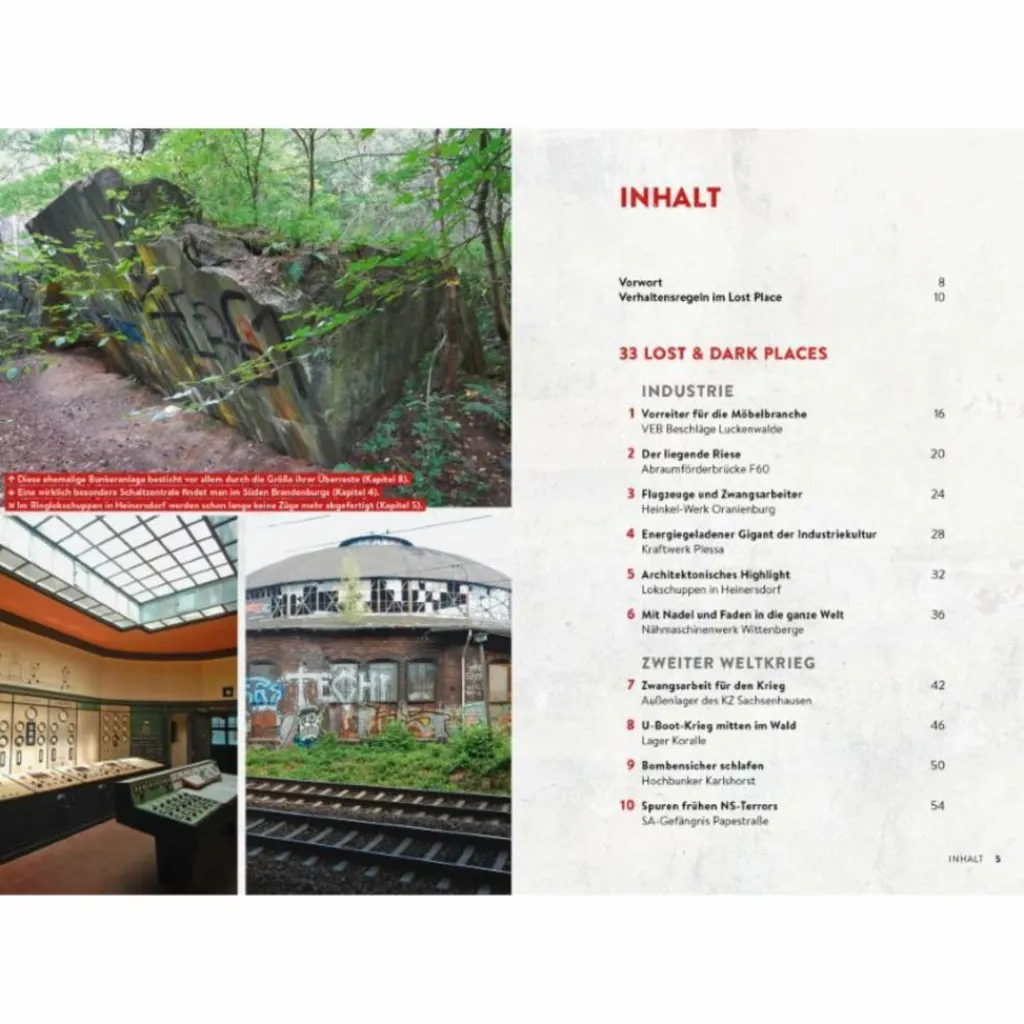 Reiseführer Deutschland*LOST & DARK PLACES BERLIN UND BRANDENBURG - Reiseführer