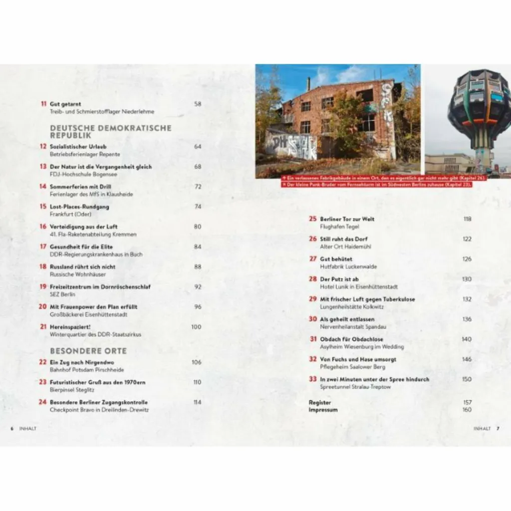 Reiseführer Deutschland*LOST & DARK PLACES BERLIN UND BRANDENBURG - Reiseführer