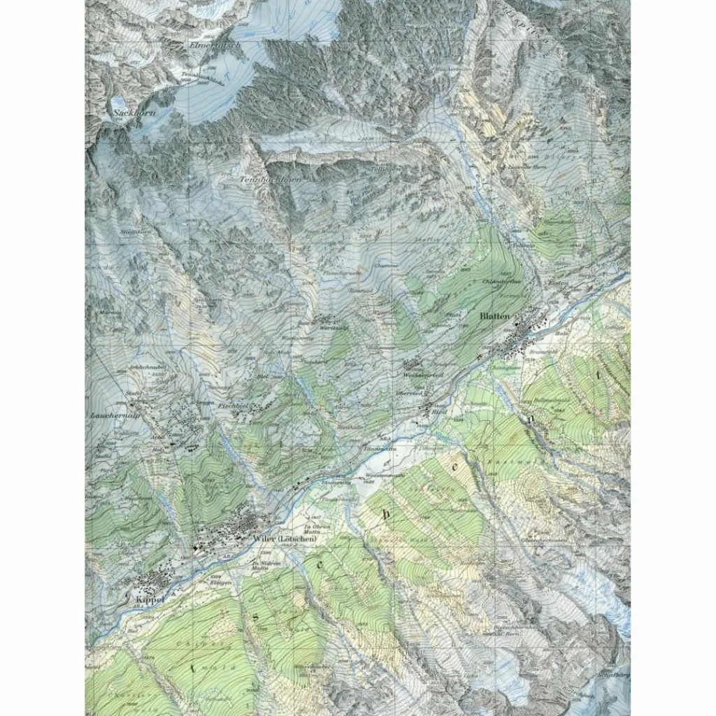 LÖTSCHENTAL 1 : 25 000 - Wanderkarte^ Wanderkarten Und Winterkarten|Wanderkarten Und Winterkarten