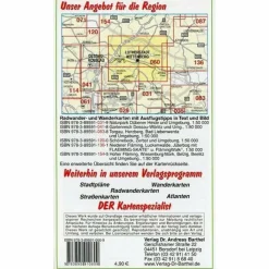 Fahrradkarten|Wanderkarten Und Winterkarten*LUTHERSTADT WITTENBERG UND UMGEBUNG - Wanderkarte