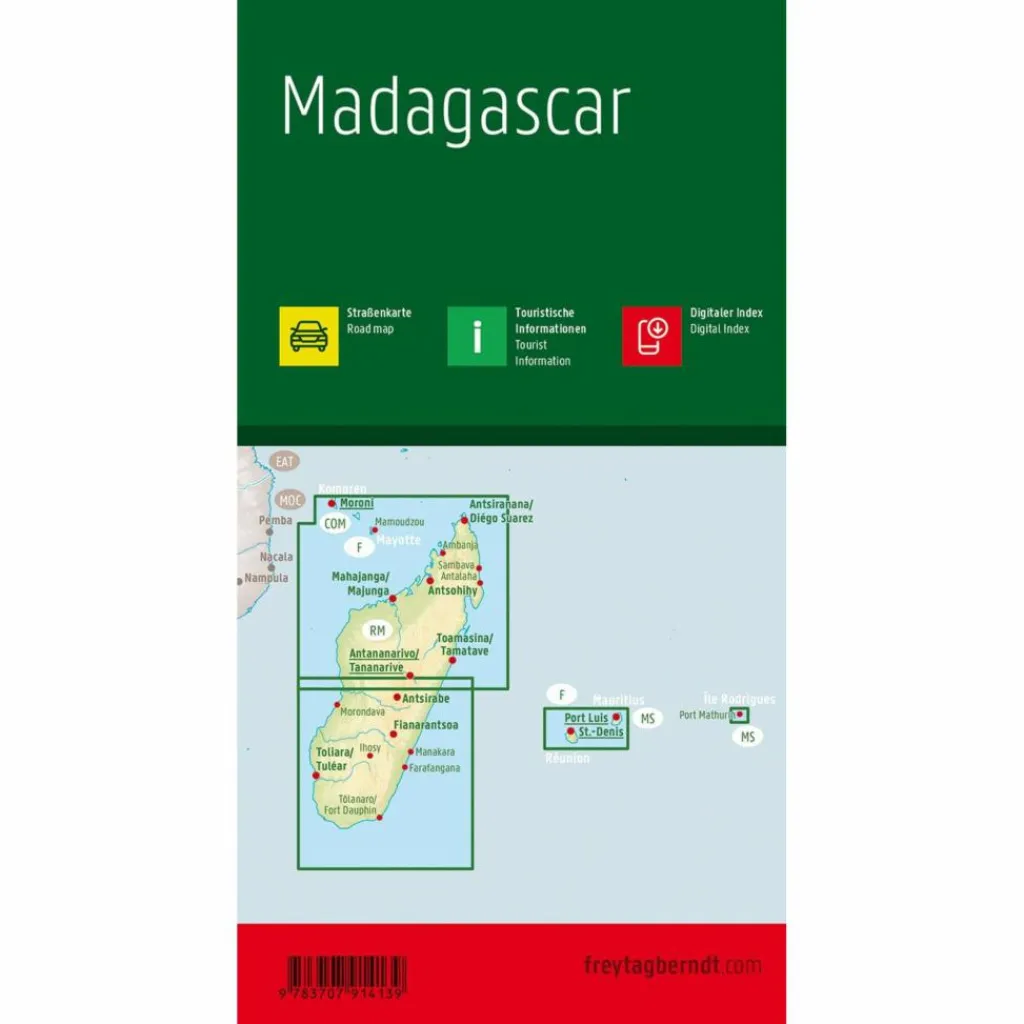 Straßenkarten|Straßenkarten*MADAGASKAR 1 : 1 000 000 - Straßenkarte